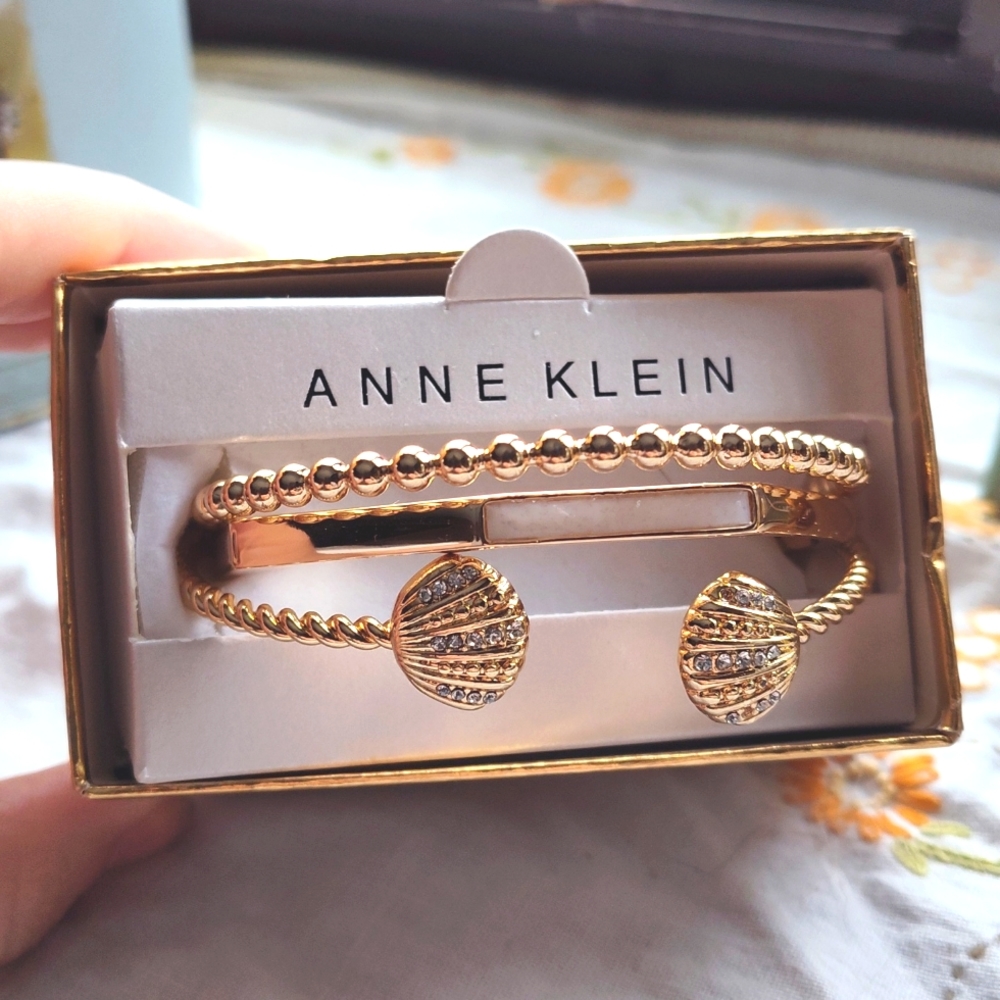 Anne Klein Bangle Set